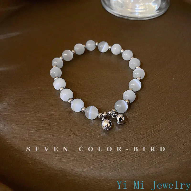 Opal Bracelet Ins Niche Bell Cloud Bead Bracelet Hand Jewelry