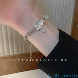 Opal Bracelet Ins Niche Bell Cloud Bead Bracelet Hand Jewelry
