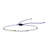 Opal Stone Bracelets for Women 3mm Beads Adjustable Braided Bracelet Gift