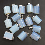 Natural Opal Stone Necklace Pendant Reiki Charm DIY Jewelry Making