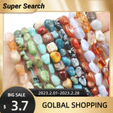 Natural Opal Crystal Quartz Turquois Stones Loose Beads DIY Jewelry Making