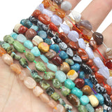 Natural Opal Crystal Quartz Turquois Stones Loose Beads DIY Jewelry Making