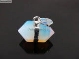 Opalite Nugget Pointed Pendant Beads 10pcs
