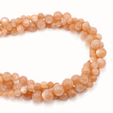 Orange Moonstone AAAAA 6 8 10MM Gemstone Beads DIY Jewelry Making