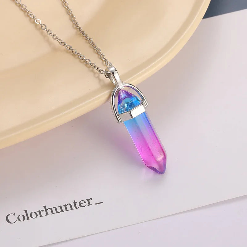 Turquoise Water Drop Pendant Ethnic Necklace
