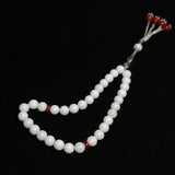 Organic Shell 8mm Tridacina Beads Bracelet 33 Islamic Taisbiha Prayer Beads
