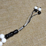 Organic Shell Tridacina 8mm Round Beads 33 Prayer Beads Bracelet