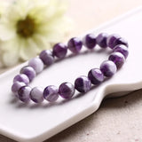 Natural Amethyst Bracelet - 10mm - Anniversary Customization