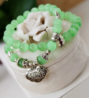 Original Crystal Opal Long-life Lock Bracelet for Women