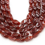 Natural Red Agates Stone Beads 5x12mm Loose Spacer Beads