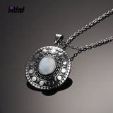 Moonstone Pendant Necklace 925 Sterling Silver Classic Jewelry