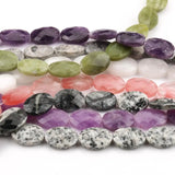 Natural Purple Angelite Amethysts Quartz Jaspers 13*18mm Loose Beads