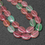 Natural Oval Strawberry Quartz Beads for Jewelry Making