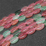 Natural Oval Strawberry Quartz Beads for Jewelry Making