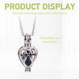 Natural Oyster Wish Pearl Vacuum Can Pendant Necklace Charm Necklace
