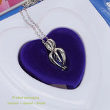 Natural Oyster Wish Pearl Vacuum Can Pendant Necklace Charm Necklace