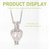 Natural Oyster Wish Pearl Vacuum Can Pendant Necklace Charm Necklace