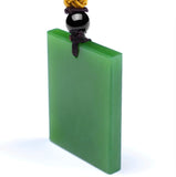 Natural Peace Tian Biyu Pendant Green Jade Pendant