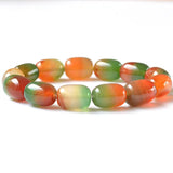 Peacock Agate Bead Bracelet - Unisex