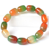 Peacock Agate Bead Bracelet - Unisex