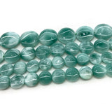 Peacock Angelite Stone Beads 15'' DIY Spacer Loose Beads