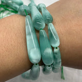 Natural Peacock Angelite Stone Beads DIY Loose Beads For Jewelry Making