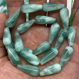 Natural Peacock Angelite Stone Beads DIY Loose Beads For Jewelry Making