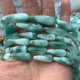 Natural Peacock Angelite Stone Beads DIY Loose Beads For Jewelry Making