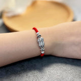 Natural Peanut Charm Bracelet 925 Silver
