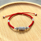 Natural Peanut Charm Bracelet 925 Silver