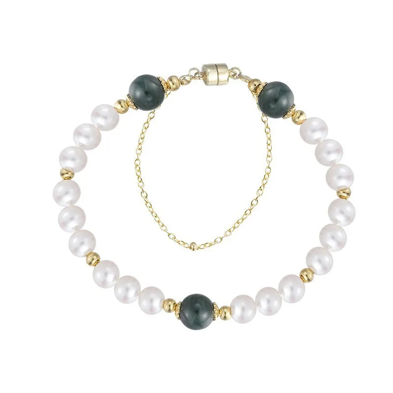 Natural Pearl 925 Sterling Silver Bracelets For Women
