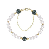 Natural Pearl 925 Sterling Silver Bracelets For Women