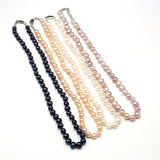 Natural Pearl Bead Jewelry Necklace Freshwater Pearl Beaded Necklace