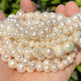 Freshwater Baroque Natural Pearl Beads High Punch Loose Beads