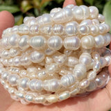Freshwater Baroque Natural Pearl Beads High Punch Loose Beads