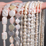 Natural Pearl Beads Irregular Round Loose Beads Jewelry Making