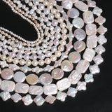 Natural Pearl Beads Irregular Round Loose Beads Jewelry Making