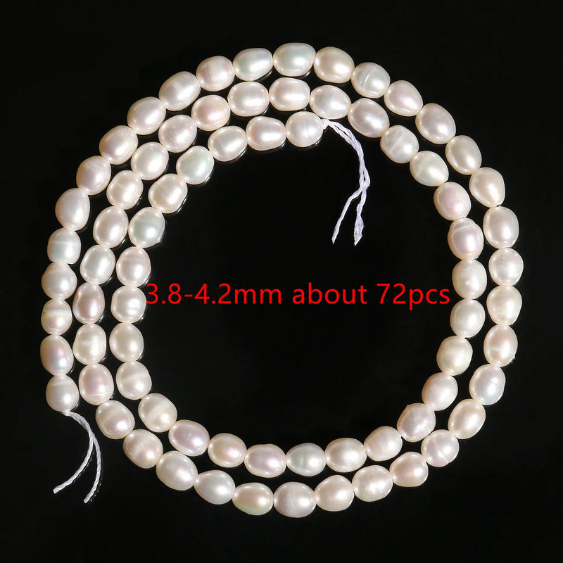 Natural Pearl Beads Irregular Round Loose Beads Jewelry Making