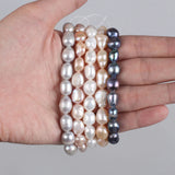 Pink Irregular Freshwater Pearl Beads 9-10mm DIY Jewelry Making