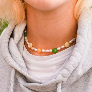 Bohemia Pearl Beads Choker Necklace for Women