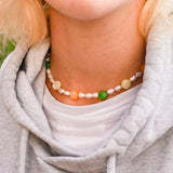 Bohemia Pearl Beads Choker Necklace for Women