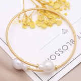 Natural Pearl Bracelet Two Rice Pearls Charm Bracelet