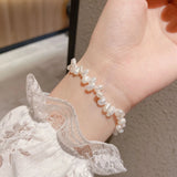 Elegant Natural Pearl Charm Bracelet for Women