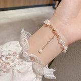 Elegant Natural Pearl Charm Bracelet for Women