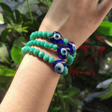 Natural Pearl Bracelet Evil Eye Beads Boutique Accessories