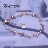 Colorful Pearl Bracelet Adjustable Wedding Party Accessory