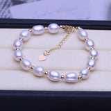 Natural Pearl Bracelet For Women Romantic Wedding Party Accessories