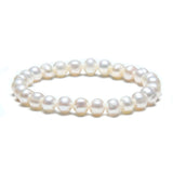 Freshwater Pearl Stretch Bracelet Classic Jewelry Gift