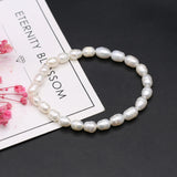 Natural Pearl Bracelet Purple Orange Beads Charms Women Girls Jewelry
