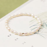 Natural Pearl Bracelet for Girlfriends, Freshwater Pearl Bracelet for Women